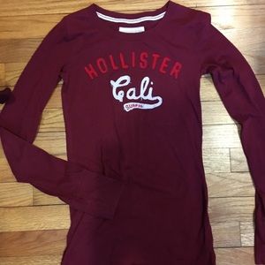 Hollister Maroon Shirt